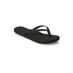Klapki dla Kobiety NAPILI Czarny. Szare klapki Roxy, bez wzorów, z materiału, bez obcasa. Za 89.99 zł.