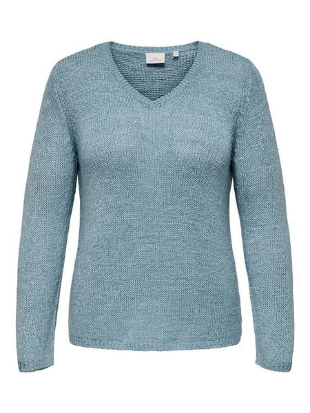 ONLY Sweter w kolorze błękitnym rozmiar: L-50/52. Niebieskie swetry Only, l, bez wzorów, bez ramiączek. Za 94.95 zł.