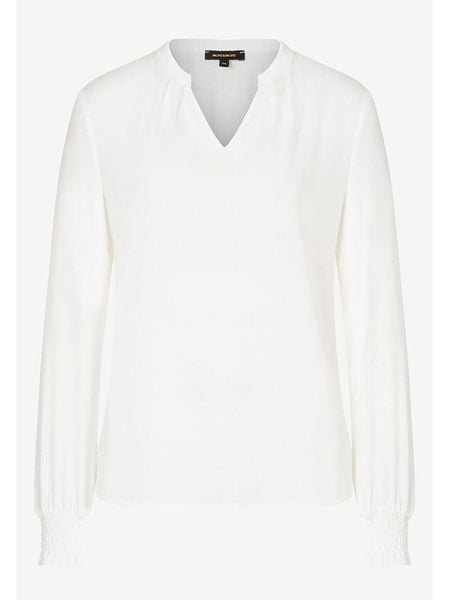 More & More Bluzka w kolorze białym rozmiar: 42. Białe bluzki More & More, bez wzorów, bez kołnierzyka, bez ramiączek. Za 69.91 zł.