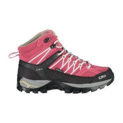 Damskie buty trekkingowe CMP Rigel Waterproof. Czerwone trekkingi CMP, z materiału. W wyprzedaży za 399.99 zł.
