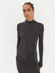 Pinko Golf Koch 104453 A288 Czarny Regular Fit. Czarne golfy Pinko, xs, bez wzorów, bez ramiączek. Za 559.99 zł.