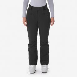 Spodnie narciarskie damskie Quechua SKP 900. Czarne spodnie narciarskie QUECHUA, l, bez wzorów, z materiału, narciarskie. Za 549.99 zł.