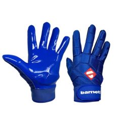 Rękawice linebackera do futbolu amerykańskiego FKG-03 Niebieskie, LB, RB, TE. Niebieskie rękawiczki BARNETT, bez wzorów, sportowe. Za 149.00 zł.