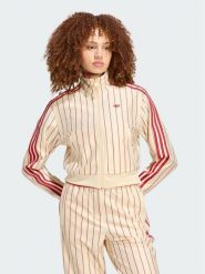 Adidas Bluza Reversible Firebird Track Top KT1850 Beżowy Regular Fit. Brązowe bluzy Adidas, xs, bez wzorów, z syntetyku, bez kaptura. Za 478.99 zł.