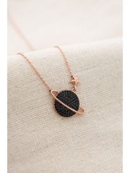 Lodie Silver Srebrny naszyjnik z elementem ozdobnym - dł. 43 cm rozmiar: onesize. Szare naszyjniki Lodie Silver, z cyrkonią, srebrne. Za 65.95 zł.