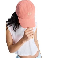 Czapka damska SLIDE AWAY. Brązowe czapki Roxy, bez wzorów, z bawełny. Za 129.99 zł.