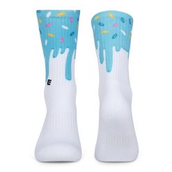 Skarpety sportowe Elitex Training Blue Glazed. Niebieskie skarpety ELITEX TRAINING, bez wzorów, z elastanu. Za 67.99 zł.