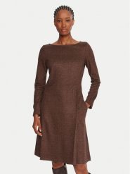 Weekend Max Mara Sukienka dzianinowa Balocco 2525626062 Brązowy Regular Fit. Brązowe sukienki Weekend Max Mara, l, bez wzorów, z dzianiny, bez kołnierzyka, bez ramiączek. Za 879.99 zł.