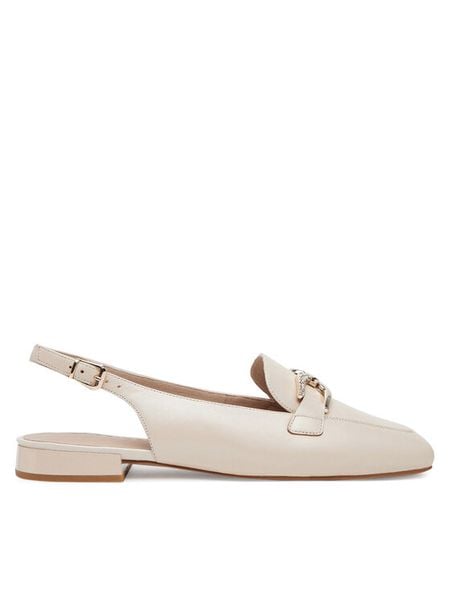 Caprice Baleriny 9-29400-44 Beżowy. Brązowe baleriny Caprice, bez wzorów, ze skóry, bez obcasa. Za 235.99 zł.
