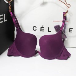 Biustonosz push-up plunge z efektem unoszenia biustu Khalilah. Białe biustonosze Intica, bez wzorów. Za 99.00 zł.