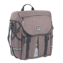 Prosta torba na bagażnik Willex XL 1200. Brązowe torby na ramię WILLEX, bez wzorów, sportowe, na ramię, duże, bez dodatków. Za 463.00 zł.