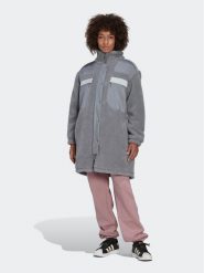 Adidas Kurtka przejściowa Sherpa HK5256 Szary Relaxed Fit. Szare kurtki Adidas, bez wzorów, z syntetyku, bez kaptura. Za 379.99 zł.