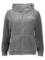 Puma Bluza "Essentials Plus Velour" w kolorze szarym rozmiar: S. Szare bluzy Puma, s, bez wzorów, bez kaptura. Za 132.05 zł.