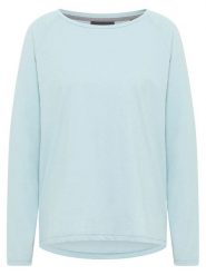 ELBSAND Koszulka "Tira" w kolorze błękitnym rozmiar: S. Niebieskie bluzki ELBSAND, s, bez wzorów, z bawełny, bez kołnierzyka, bez ramiączek. Za 82.99 zł.