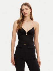 Elisabetta Franchi Body BO-030-51E2-V260 Czarny. Czarne body Elisabetta Franchi, bez wzorów, z syntetyku. Za 749.99 zł.