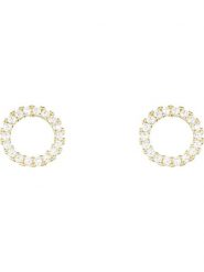 OR ÉCLAT Złote kolczyki-wkrętki "Moon" z cyrkoniami rozmiar: onesize. Białe kolczyki OR ÉCLAT, z cyrkonią, złote. Za 309.65 zł.