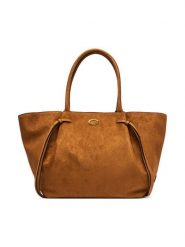 Guess Torebka Allegra HWSG22 37230 Brązowy jasny. Brązowe shopper Guess, z aplikacjami, z materiału, bez dodatków. Za 674.99 zł.