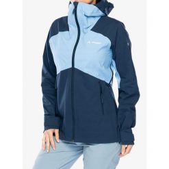 Kurtka przeciwdeszczowa damska Vaude Simony 2,5L Jacket IV. Niebieskie kurtki sportowe Vaude, l, bez wzorów, bez kaptura, trekkingowe. Za 692.99 zł.
