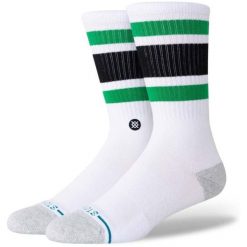 Skarpetki Stance Tube Bos Białe. Białe skarpety Stance, bez wzorów. Za 101.48 zł.