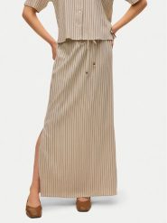 Vero Moda Spódnica maxi Mymilo 10321622 Beżowy Regular Fit. Brązowe spódnice Vero Moda, l, bez wzorów, z wiskozy, maxi. Za 129.99 zł.