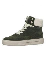 Ara Shoes Skórzane sneakersy w kolorze oliwkowo-kremowym rozmiar: 40. Brązowe trampki Ara Shoes, bez wzorów, z materiału, za kostkę, bez zapięcia. Za 198.10 zł.