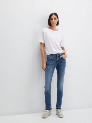 MAVI Dżinsy - Slim fit - w kolorze niebieskim rozmiar: W32/L32. Niebieskie jeansy Mavi, l, bez wzorów. Za 129.95 zł.