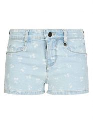 Retour Szorty dżinsowe "Nuria" w kolorze błękitnym rozmiar: 170/176. Niebieskie szorty Retour, z aplikacjami, ze skóry. Za 104.99 zł.