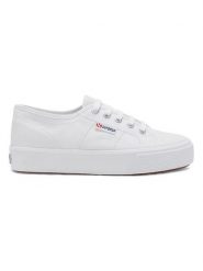 Superga Sneakersy w kolorze białym rozmiar: 42. Białe trampki Superga, bez wzorów, bez zapięcia. Za 154.07 zł.