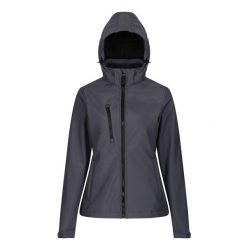 Softshell Z Kapturem Damski Venturer. Czarne kurtki sportowe Regatta, xl, bez wzorów, z softshellu, z kapturem, trekkingowe. Za 196.99 zł.