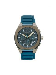 Armani Exchange Zegarek Sync AX4291 Granatowy. Niebieskie zegarki Armani Exchange. Za 969.99 zł.