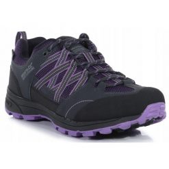 Buty trekkingowe damskie Samaris Low II Regatta. Czarne trekkingi Regatta, z gumy, trekkingowe. W wyprzedaży za 265.75 zł.