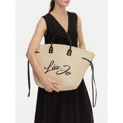 Torebka Liu Jo. Brązowe shopper Liu Jo, bez wzorów, bez dodatków. Za 599.99 zł.