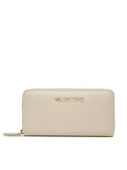 Valentino Duży Portfel Damski Brixton VPS7LX155 Écru. Portfele Valentino, bez wzorów, ze skóry. Za 259.99 zł.