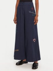 Weekend Max Mara Jeansy Lotus 2525136011 Granatowy Wide Leg. Niebieskie jeansy Weekend Max Mara, bez wzorów. Za 1,239.00 zł.