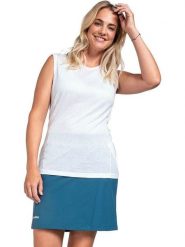 Schöffel Top funkcyjny "Vietas" w kolorze białym rozmiar: 40. Białe topy Schöffel, bez wzorów, bez kołnierzyka, bez ramiączek. Za 69.99 zł.