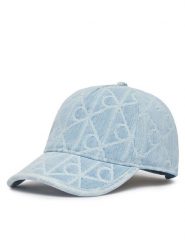 Calvin Klein Czapka z daszkiem Aop Jacquard Denim Bb Cap LV04F5069G Niebieski. Niebieskie czapki Calvin Klein, bez wzorów, z bawełny. Za 209.99 zł.