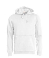 Clique Basic Hoody bluza z kapturem unisex – white. Białe bluzy CLIQUE, xl, bez wzorów, z bawełny, z kapturem. Za 173.55 zł.