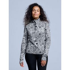 Bluza narciarska - Damska - Cabin Life - Biały/czarny. Białe bielizna sportowa POEDERBAAS, xs, bez wzorów, z elastanu. Za 264.52 zł.