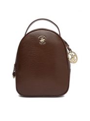 Beverly Hills Polo Club Plecak CEO-BHPC-W-06-A23 Brązowy. Brązowe plecaki Beverly Hills Polo Club, bez wzorów, ze skóry. Za 179.99 zł.