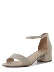 Tamaris Sandały Kobiety Syntetyczny złoty, 38. Żółte sandały Tamaris, bez wzorów, z syntetyku, eleganckie, bez obcasa, bez zapięcia. Za 249.95 zł.