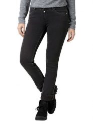 Timezone Dżinsy "Marah" - Slim fit - w kolorze antracytowym rozmiar: W30/L34. Czarne jeansy Timezone, l, z aplikacjami. Za 149.66 zł.