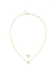 Guess Naszyjnik JUBN05 026JW Złoty. Żółte naszyjniki Guess, metalowe. Za 279.99 zł.