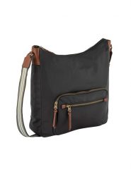 Camel Active Torebka "Bari" w kolorze czarnym - 38 x 35 x 13 cm rozmiar: onesize. Czarne torby na ramię Camel Active, bez wzorów, z materiału, na ramię, bez dodatków. Za 200.60 zł.