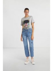 Rich & Royal Dżinsy - Mom fit - w kolorze błękitnym rozmiar: W28/L32. Niebieskie jeansy Rich & Royal, l, bez wzorów, z podwyższonym stanem. Za 158.10 zł.