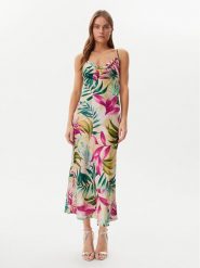 Guess Sukienka codzienna W5GK85 WH9C2 Zielony Regular Fit. Zielone sukienki Guess, na co dzień, xs, z aplikacjami, z syntetyku, bez kołnierzyka, bez ramiączek, proste. Za 429.99 zł.