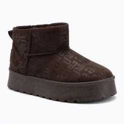 Śniegowce damskie Lee Cooper LCJ-25-32-3654L. Brązowe trapery i śniegowce COOPER, z gumy, przed kolano. Za 119.55 zł.