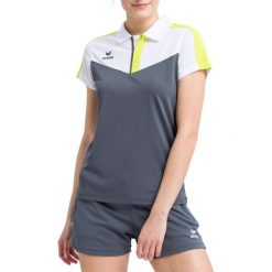 Damska koszulka polo Erima Squad. Białe bluzki Erima, xs, bez wzorów, z materiału, sportowe, bez kołnierzyka, bez ramiączek. Za 137.75 zł.