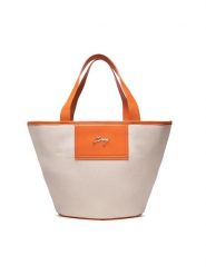 Jenny Fairy Torebka MJT-J-149-25-01 Beżowy. Brązowe shopper Jenny Fairy, bez wzorów, z materiału, bez dodatków. Za 139.99 zł.
