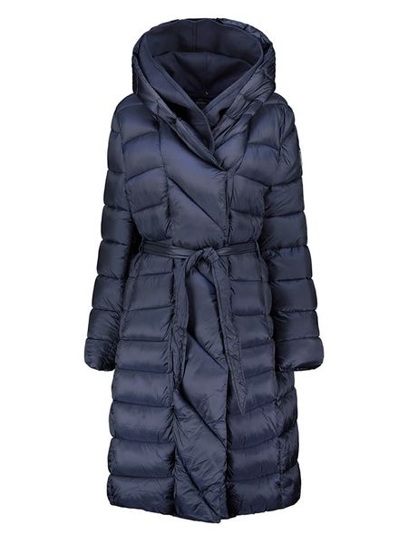 Geographical Norway Płaszcz pikowany w kolorze granatowym rozmiar: XL. Niebieskie płaszcze Geographical Norway, xl, bez wzorów, bez kaptura. Za 271.03 zł.