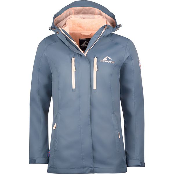 Westfjord Kurtka funkcyjna 3w1 "Hverfjall" w kolorze błękitno-brzoskwiniowym rozmiar: XL. Niebieskie kurtki sportowe Westfjord, m, bez wzorów, z dzianiny, bez kaptura, outdoorowe. Za 222.94 zł.